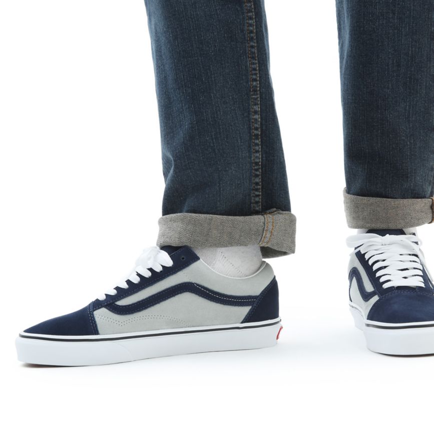 Vans 2-Tone σουετ Old Skool παπούτσια σκουρο μπλε | VN967L2TU02