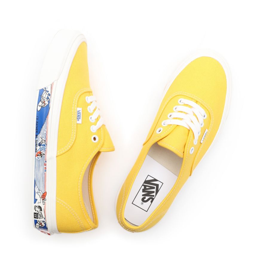 Vans Anaheim Factory Authentic 44 DX παπούτσια κίτρινα | VN361N1JQ80