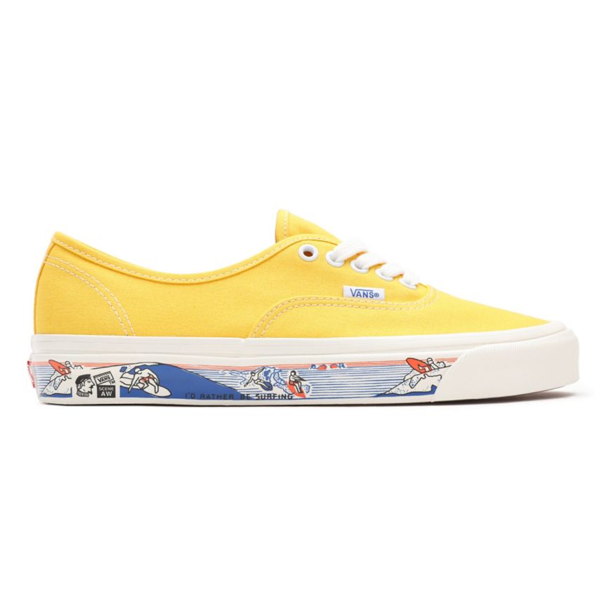 Vans Anaheim Factory Authentic 44 DX παπούτσια κίτρινα | VN361N1JQ80