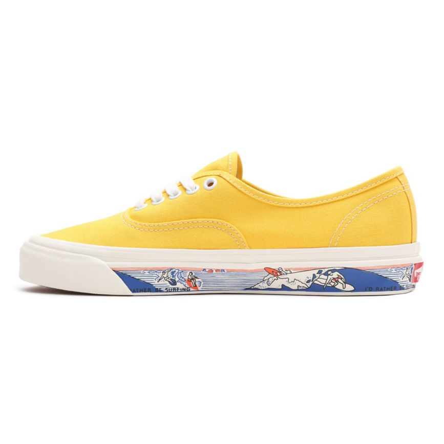 Vans Anaheim Factory Authentic 44 DX παπούτσια κίτρινα | VN361N1JQ80