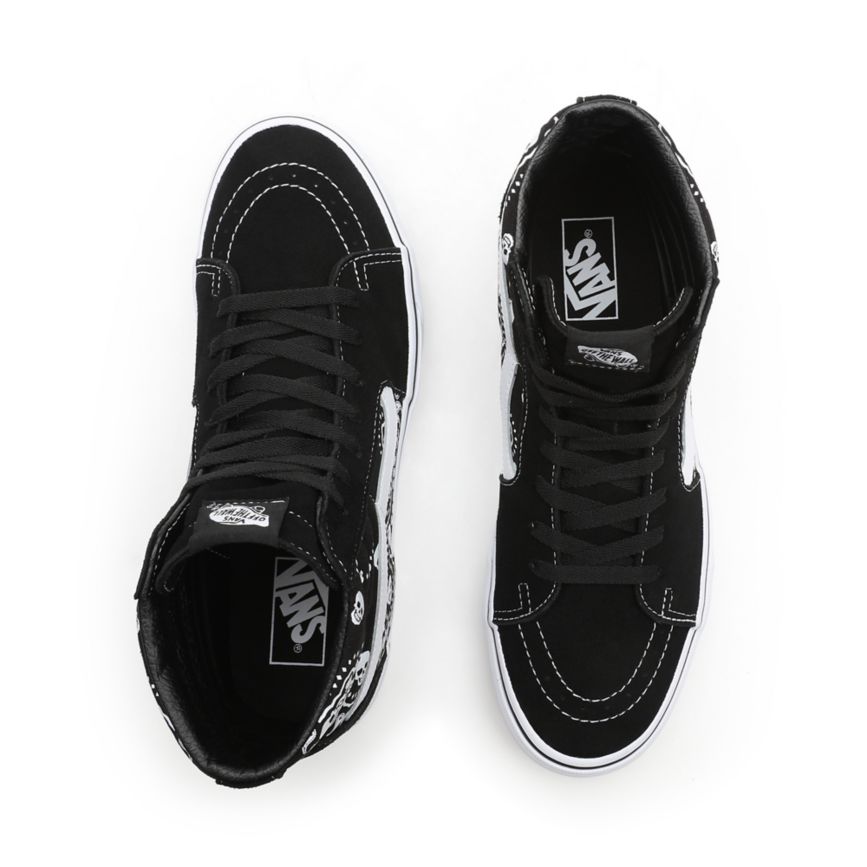Vans Bandana SK8-Hi παπούτσια μαυρα | VN169N3NK82
