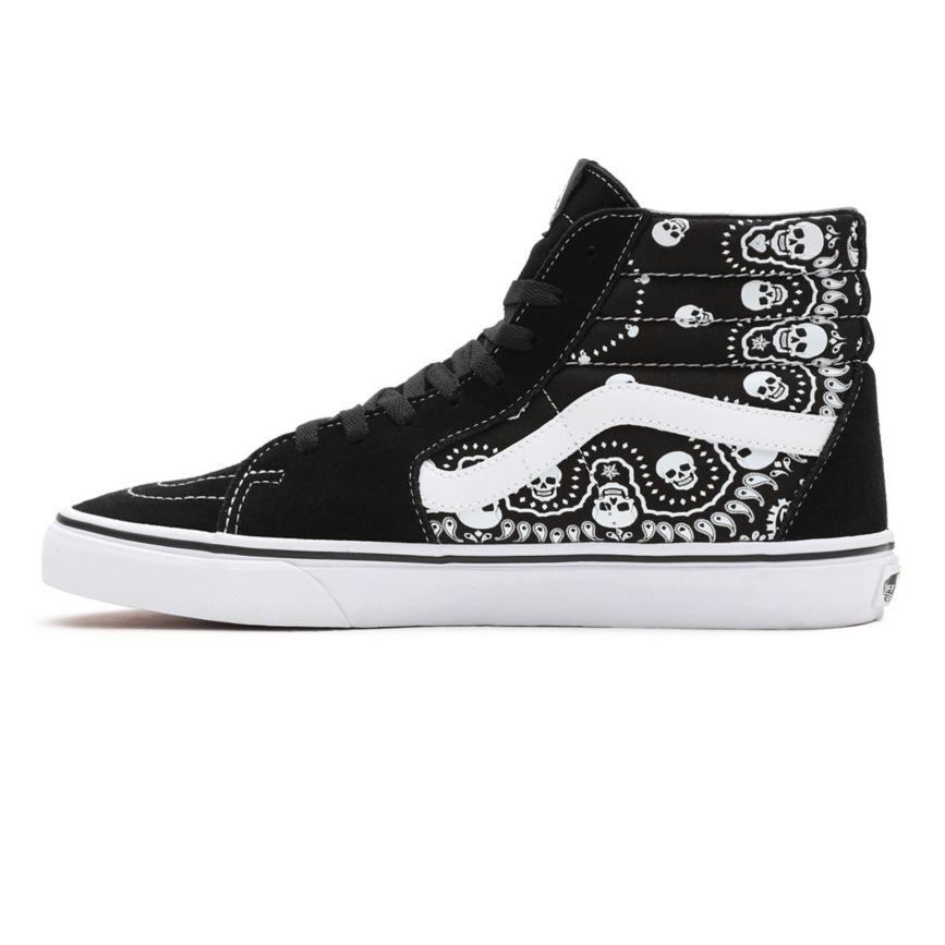 Vans Bandana SK8-Hi παπούτσια μαυρα | VN169N3NK82