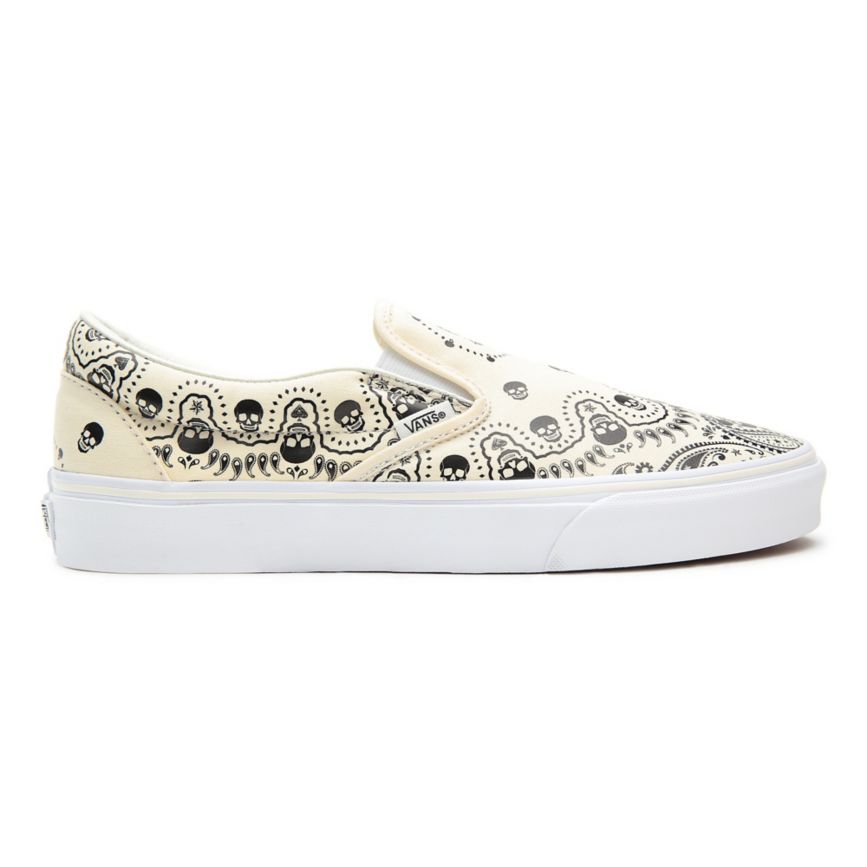 Vans Bandana κλασικα Slip-On παπούτσια ασπρα | VN863G7NE64