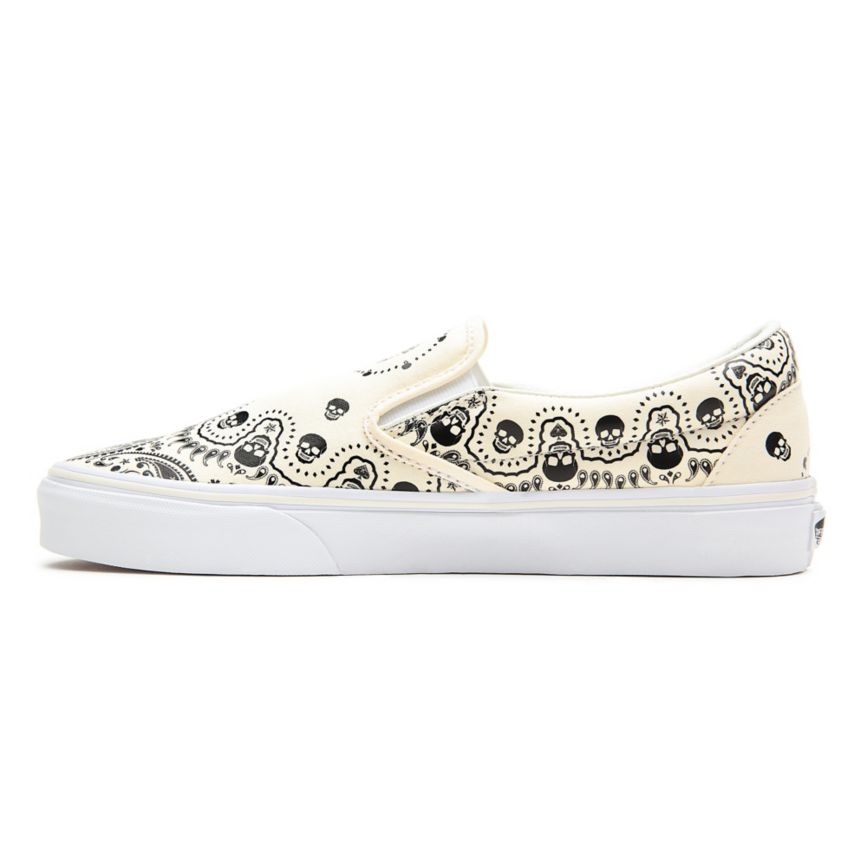 Vans Bandana κλασικα Slip-On παπούτσια ασπρα | VN863G7NE64