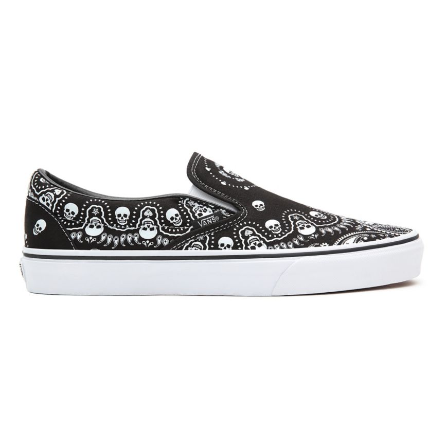 Vans Bandana κλασικα Slip-On παπούτσια μαυρα | VN054P7GS10
