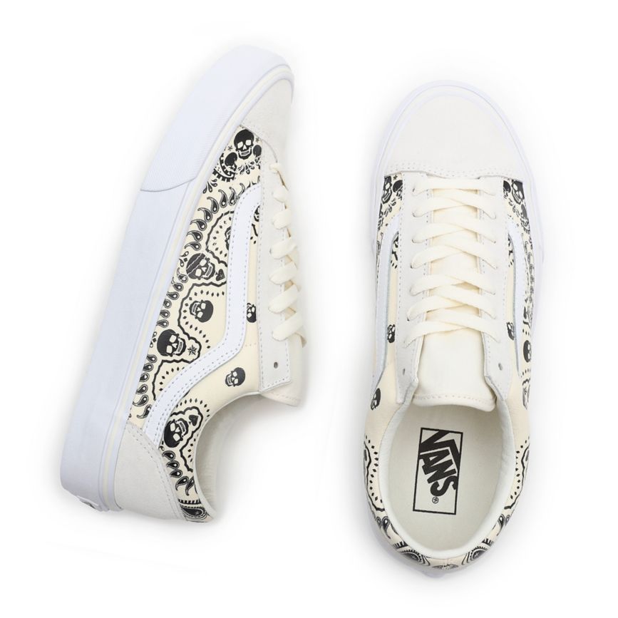 Vans Bandana στυλ 36 παπούτσια ασπρα | VN503A2EN12
