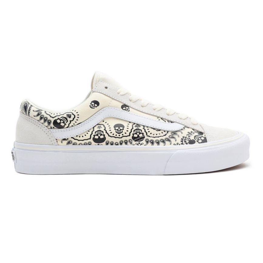 Vans Bandana στυλ 36 παπούτσια ασπρα | VN503A2EN12
