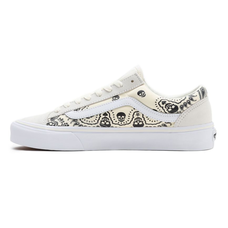 Vans Bandana στυλ 36 παπούτσια ασπρα | VN503A2EN12