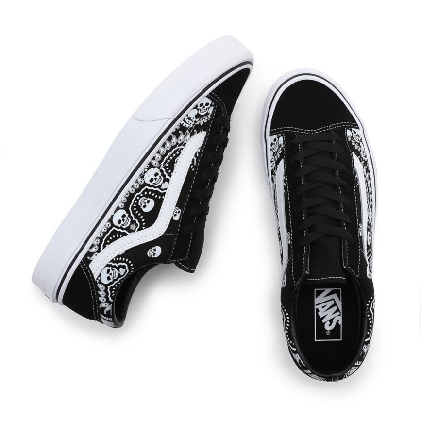 Vans Bandana στυλ 36 παπούτσια μαυρα | VN779Q2WK39