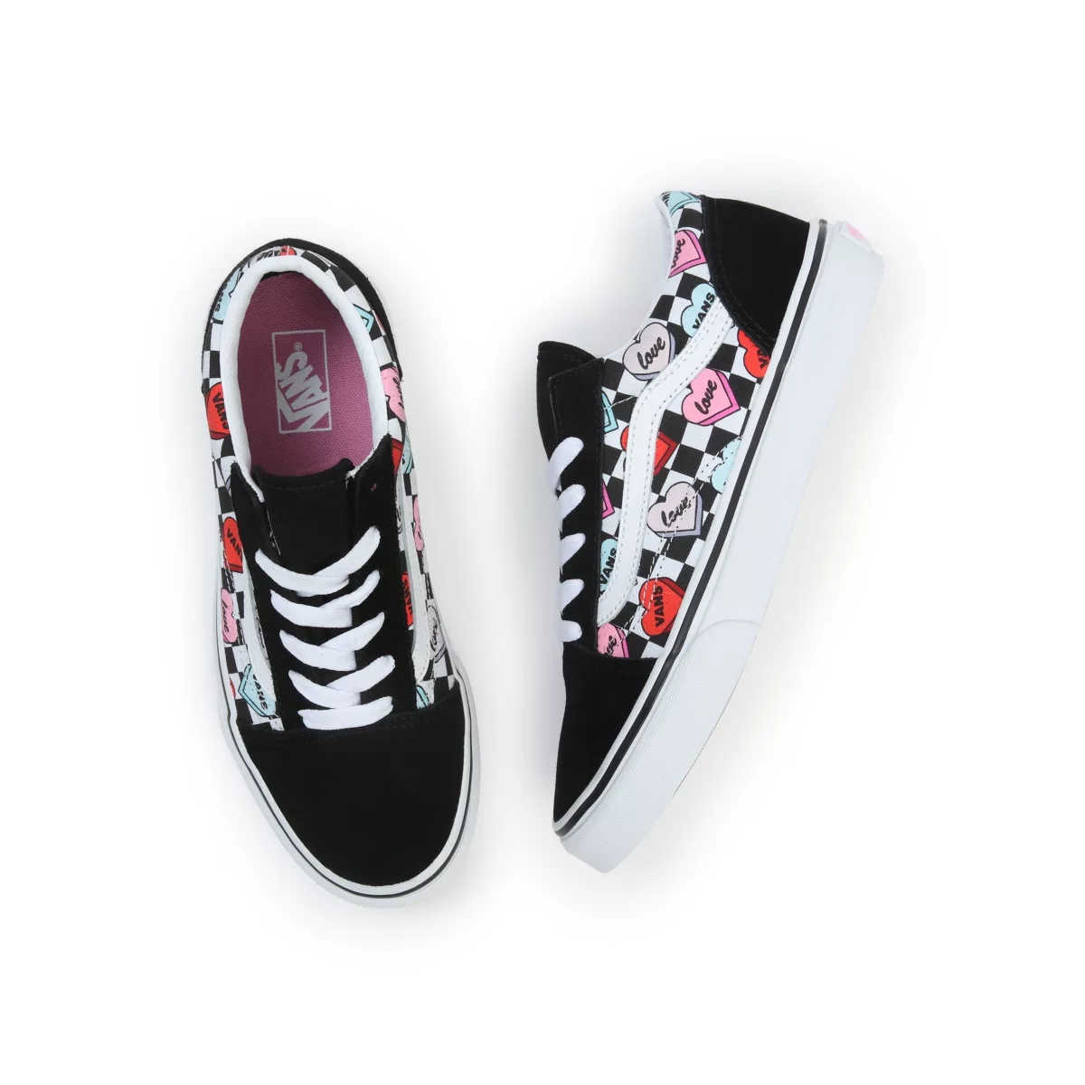 Vans Candy Hearts Old Skool παπούτσια μαυρα | VN565C2ZO80
