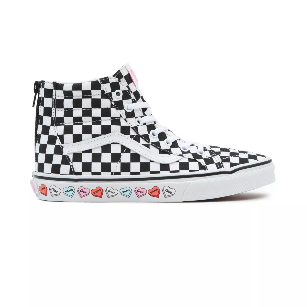 Vans Candy Hearts SK8-Hi Zip παπούτσια μαυρα | VN415R5JS98