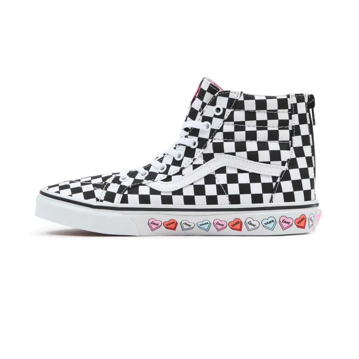 Vans Candy Hearts SK8-Hi Zip παπούτσια μαυρα | VN415R5JS98