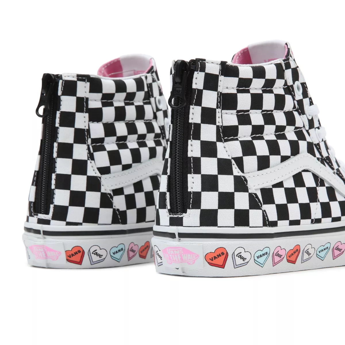 Vans Candy Hearts SK8-Hi Zip παπούτσια μαυρα | VN415R5JS98