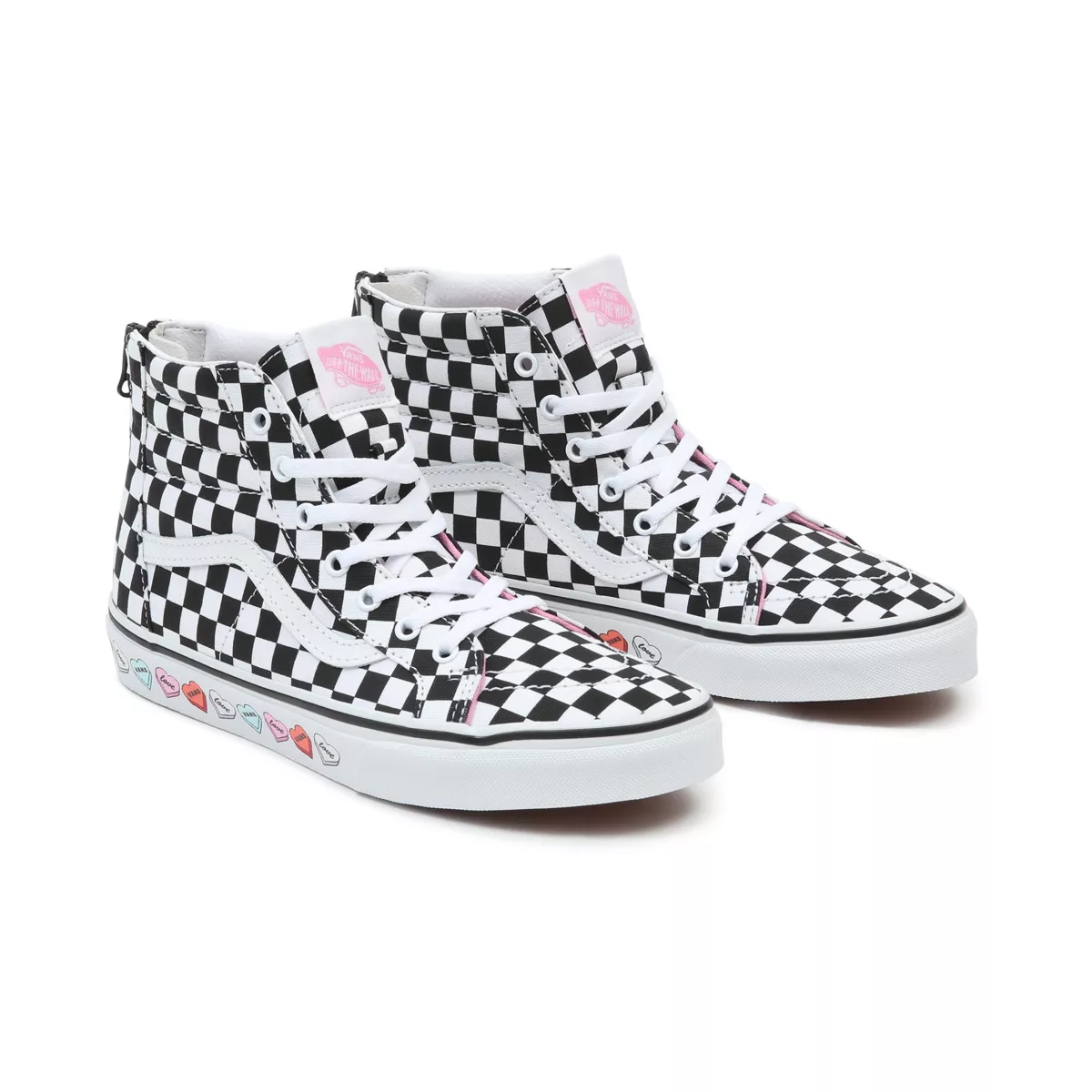 Vans Candy Hearts SK8-Hi Zip παπούτσια μαυρα | VN415R5JS98