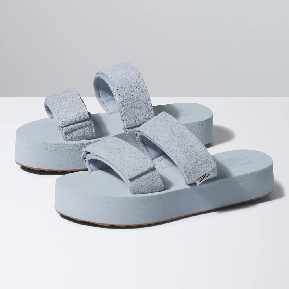 Vans Cayucas παντοφλεσ Mega flatforms γκρι | VN447I8QY99