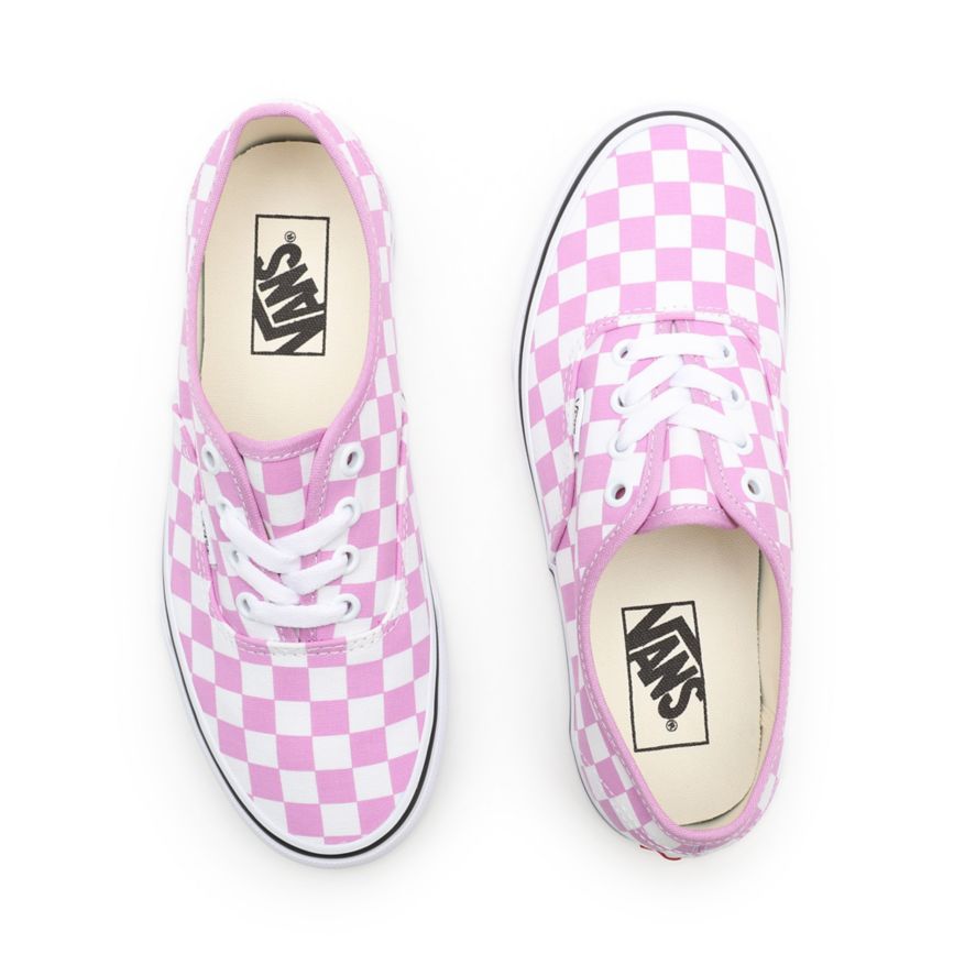 Vans Checkerboard Authentic παπούτσια ροζ | VN045Q0AY74
