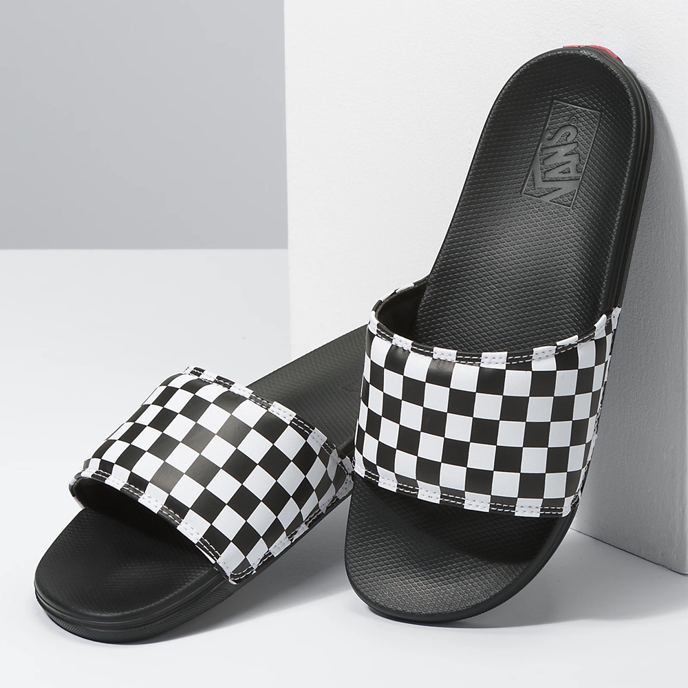 Vans Checkerboard La Costa παντοφλεσ-On μαυρα | VN067L4HI62