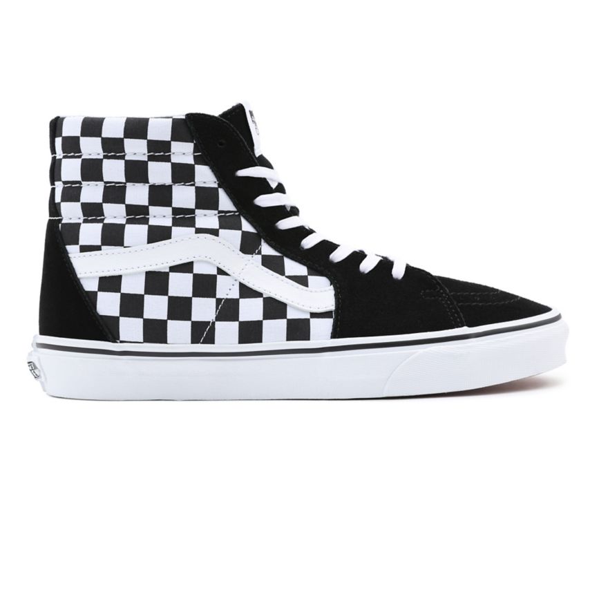 Vans Checkerboard SK8-Hi παπούτσια μαυρα | VN333Q4HA46