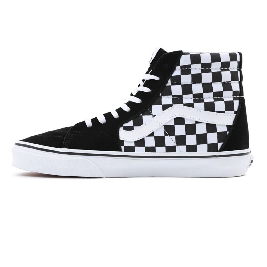Vans Checkerboard SK8-Hi παπούτσια μαυρα | VN333Q4HA46