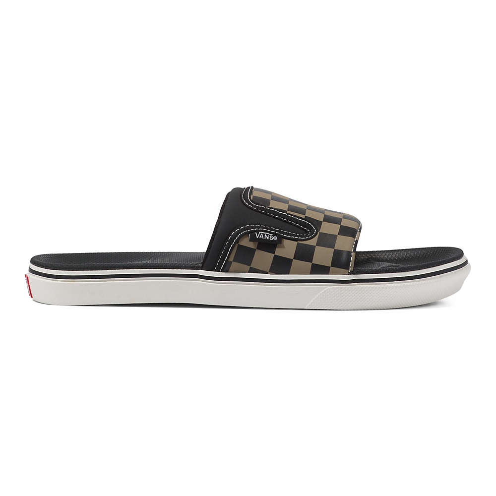 Vans Checkerboard Ultracush παντοφλεσ-On μαυρα | VN661I4MW18