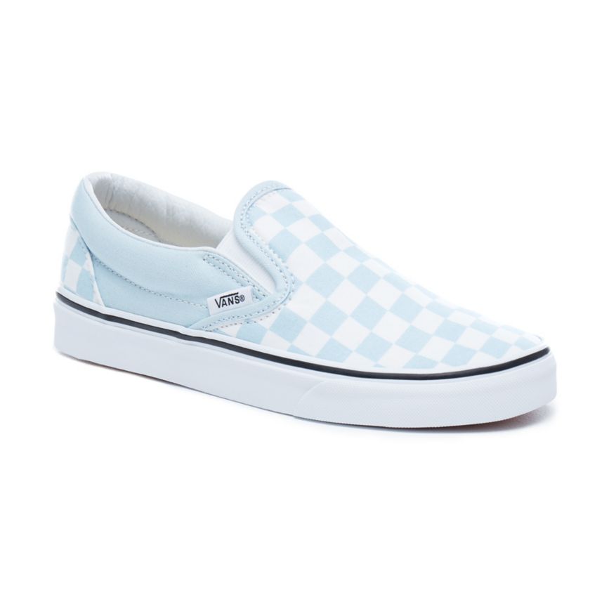 Vans Checkerboard κλασικα Slip-On παπούτσια μπλε | VN671J9JK42