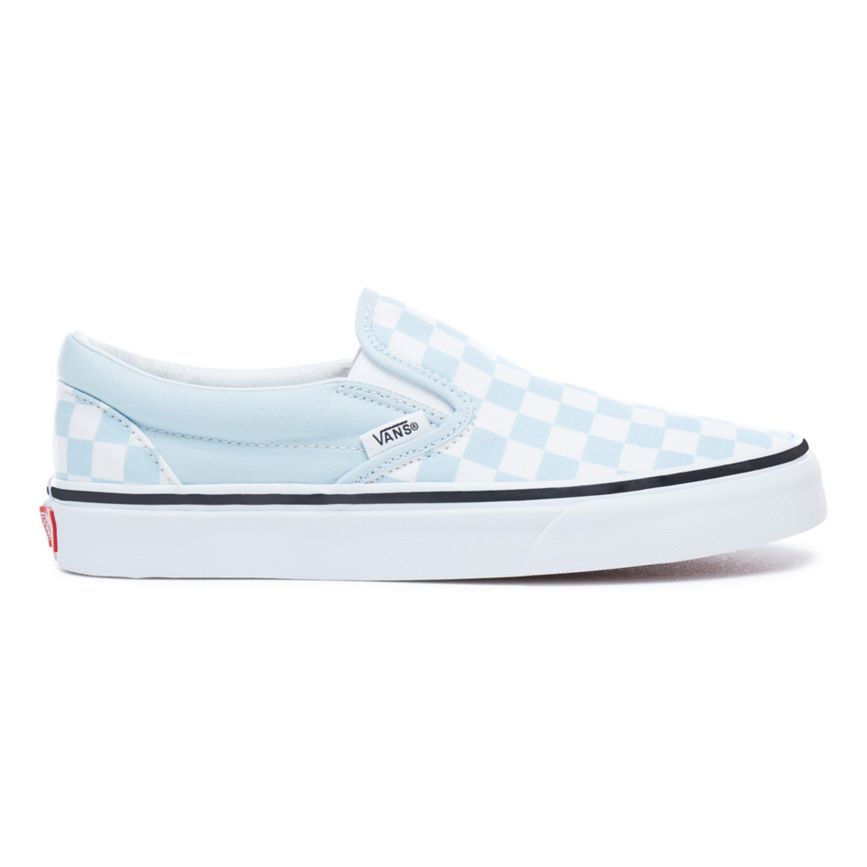Vans Checkerboard κλασικα Slip-On παπούτσια μπλε | VN671J9JK42