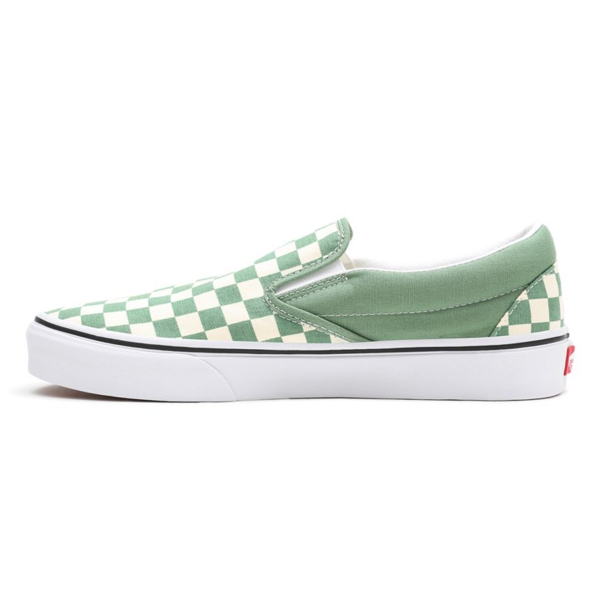 Vans Checkerboard κλασικα Slip-On παπούτσια τυρκουάζ | VN880C0LJ45