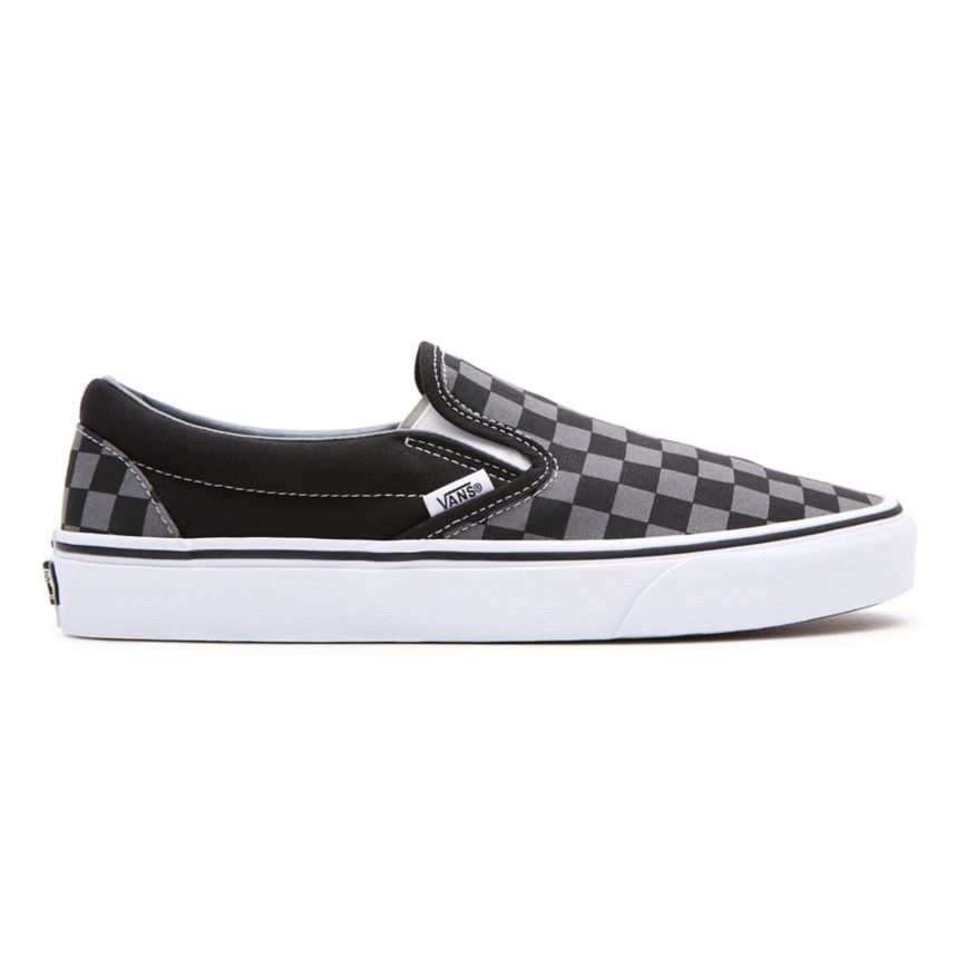 Vans Checkerboard κλασικα Slip-On παπούτσια μαυρα | VN949H2ZN35