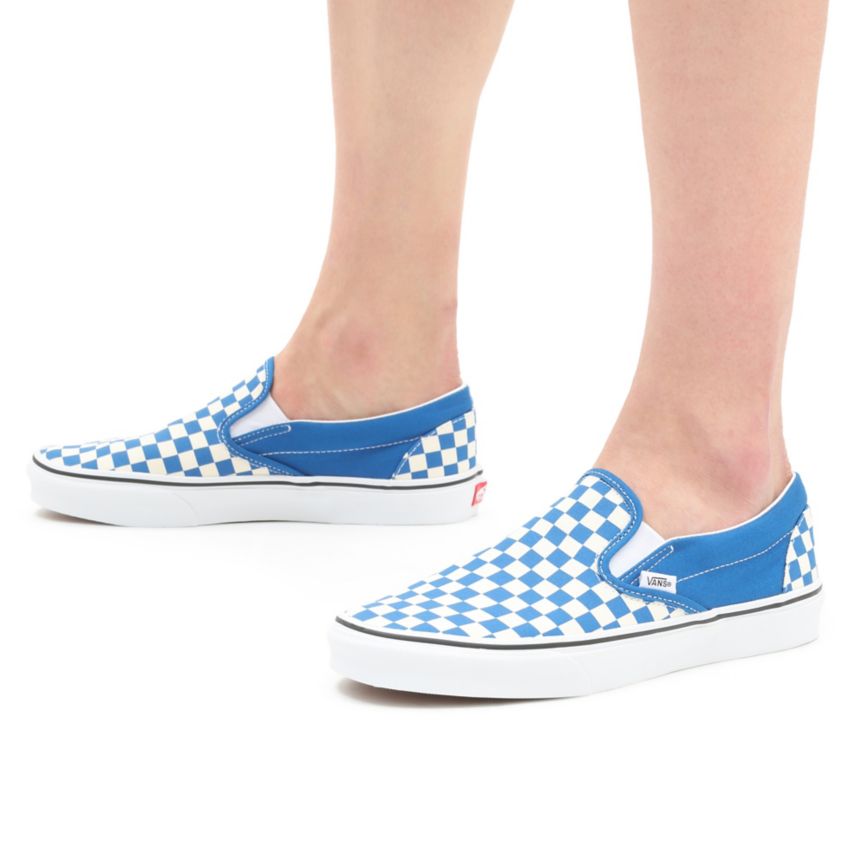Vans Checkerboard κλασικα Slip-On παπούτσια μπορντο | VN951G6XC39