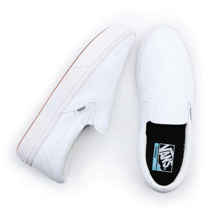 Vans Comfycush Slip-On παπούτσια ασπρα | VN222R1MU06