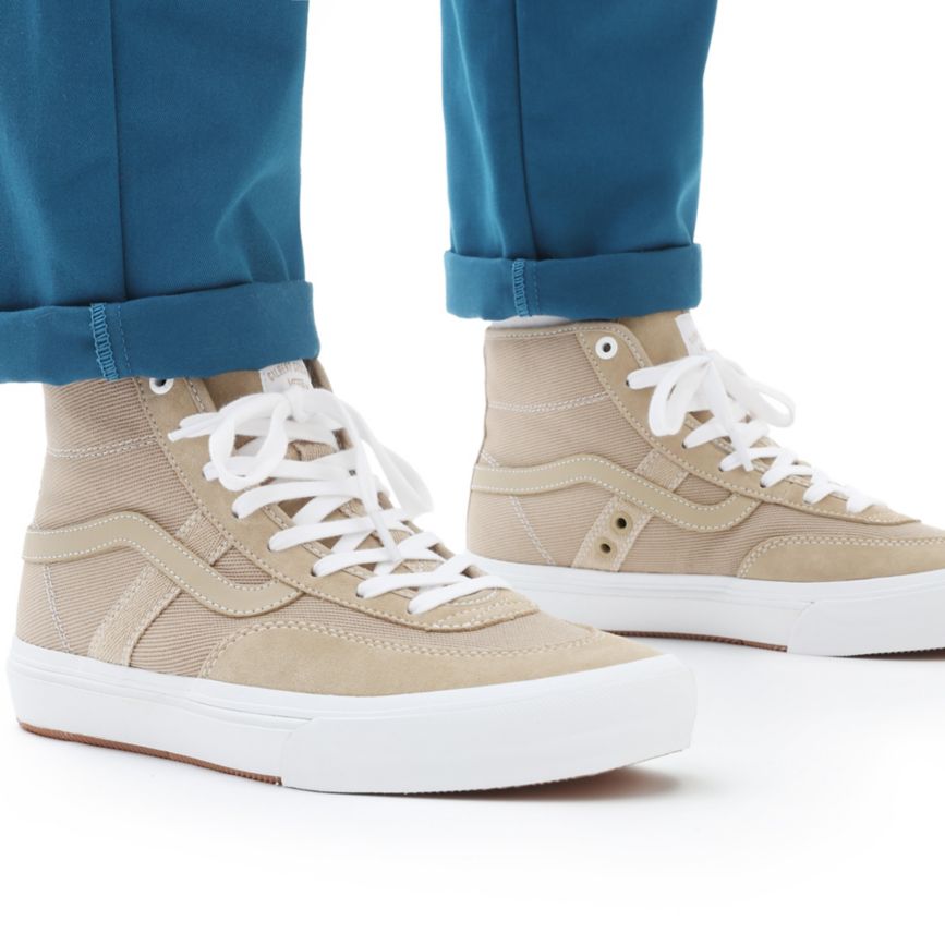 Vans Crockett High Pro παπούτσια Μπεζ | VN038J4ZM00