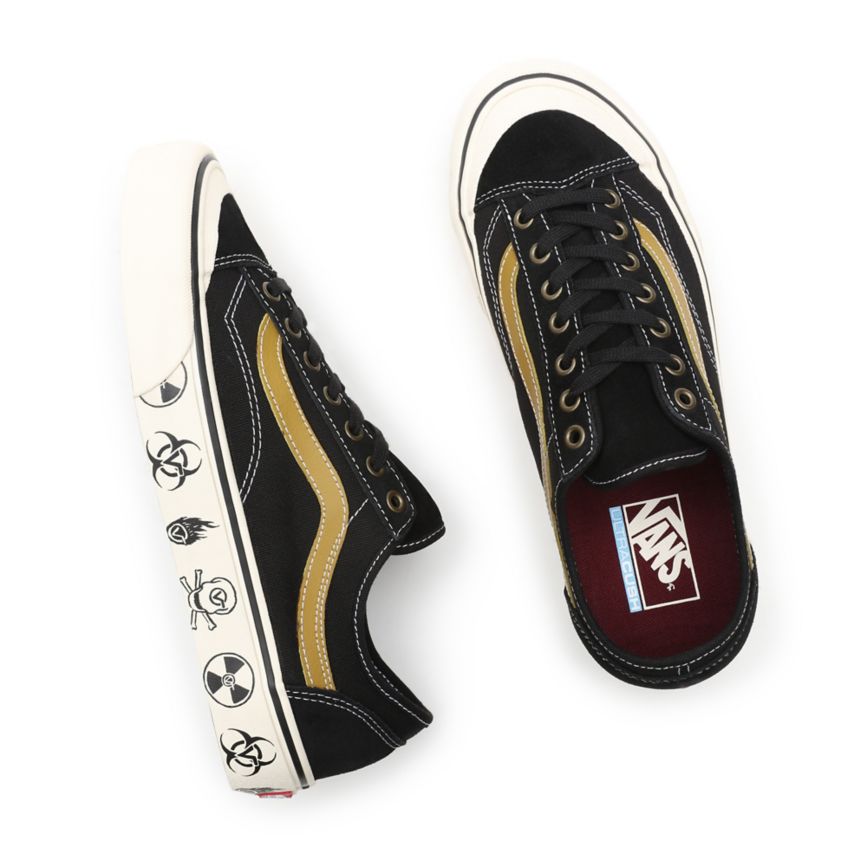 Vans Dark Aloha στυλ 36 Decon SF παπούτσια μαυρα | VN655O0SY58