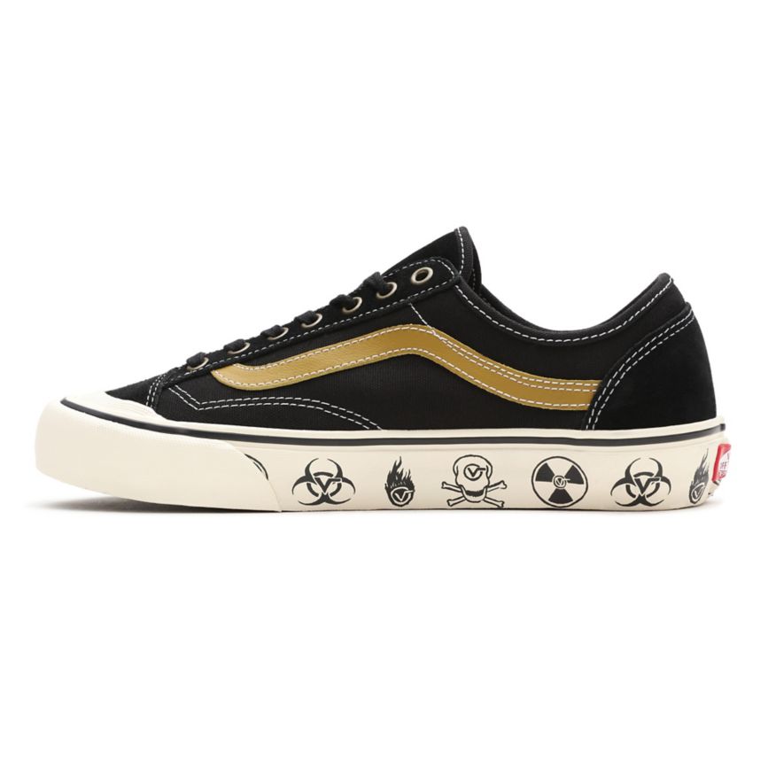 Vans Dark Aloha στυλ 36 Decon SF παπούτσια μαυρα | VN655O0SY58