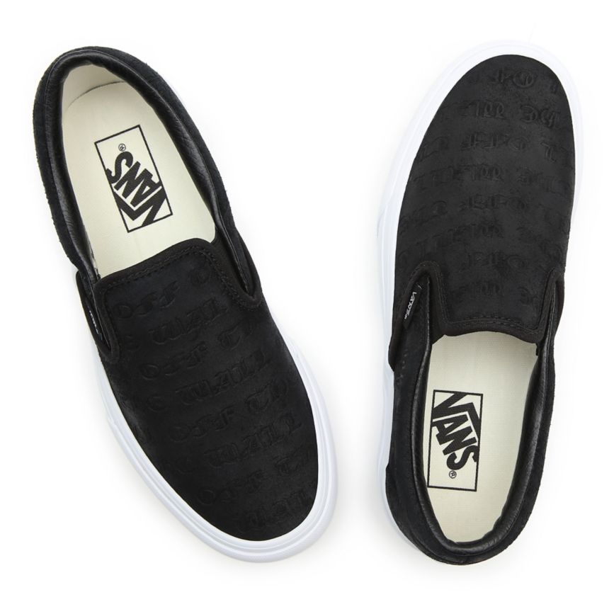 Vans Deboss OTW κλασικα Slip-On flatforms παπούτσια μαυρα | VN469J5CC33