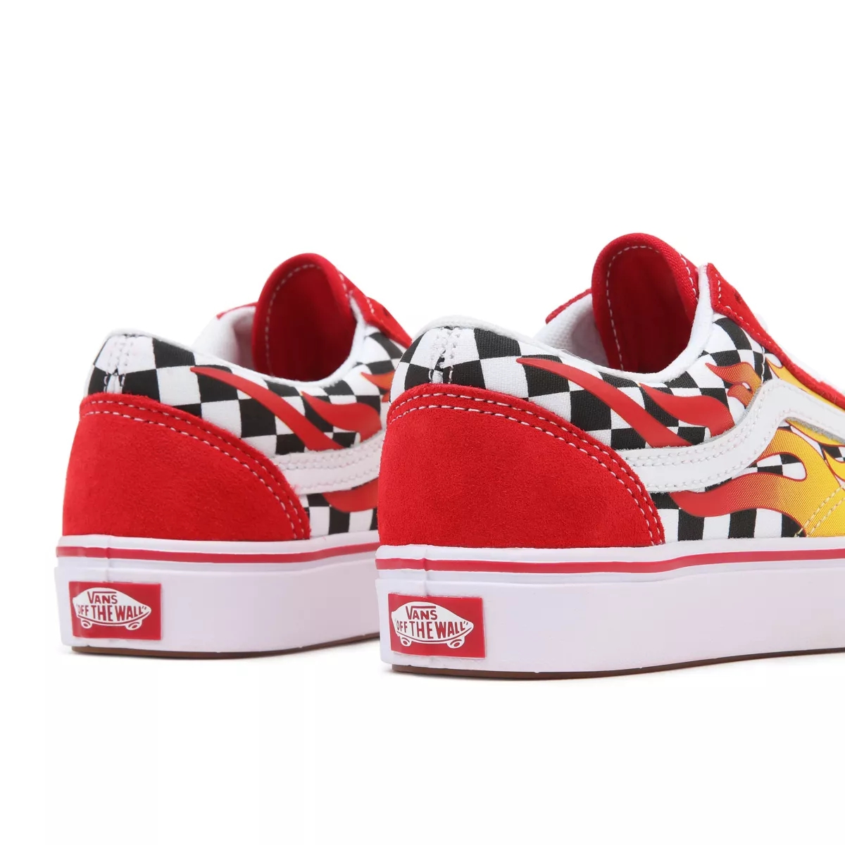Vans Flame ComfyCush Old Skool παπούτσια κοκκινα | VN619C7WQ66