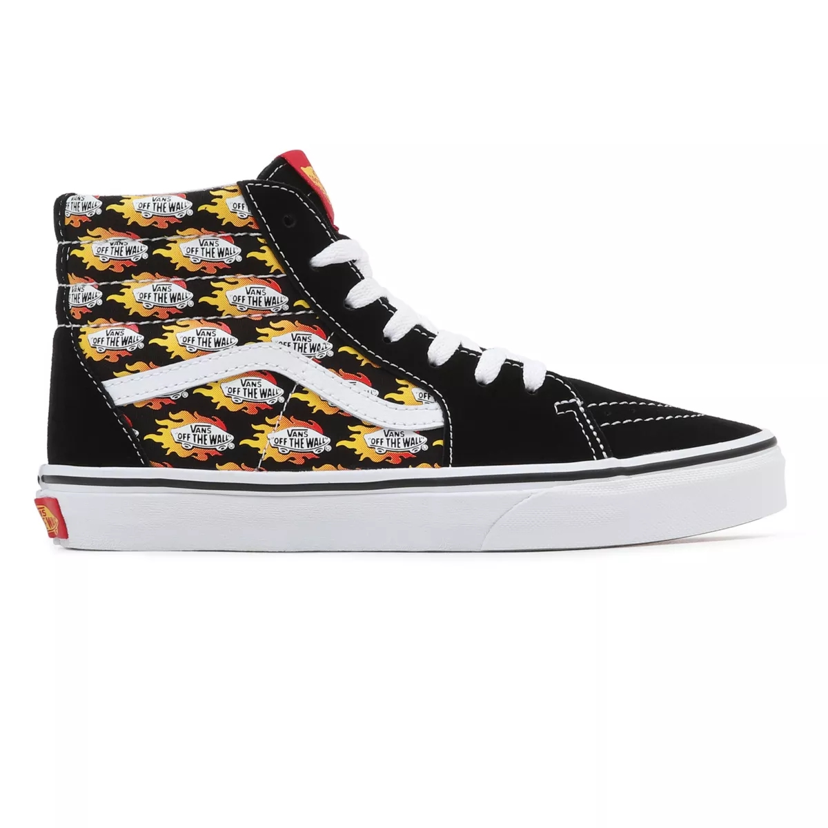 Vans Flame Logo Repeat Sk8-Hi παπούτσια μαυρα | VN268Q3VB65