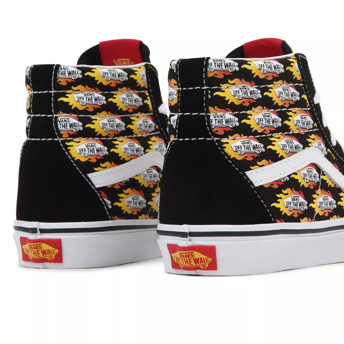 Vans Flame Logo Repeat Sk8-Hi παπούτσια μαυρα | VN268Q3VB65