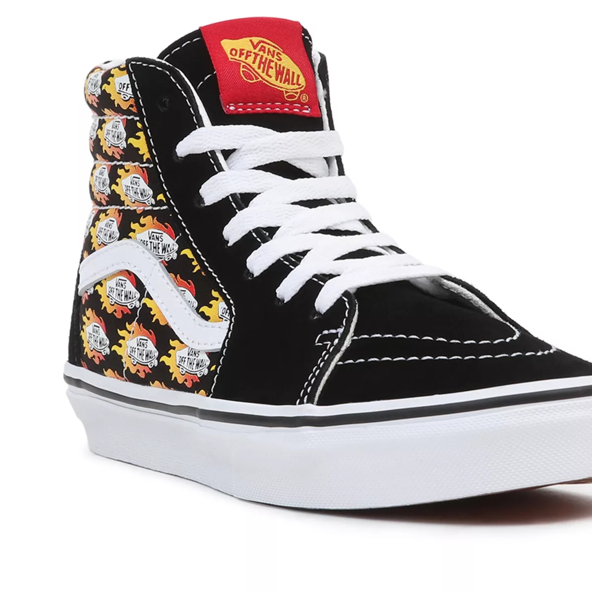 Vans Flame Logo Repeat Sk8-Hi παπούτσια μαυρα | VN268Q3VB65