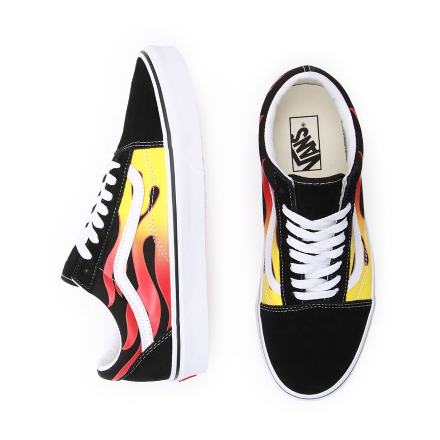 Vans Flame Old Skool παπούτσια μαυρα | VN163H9LW55