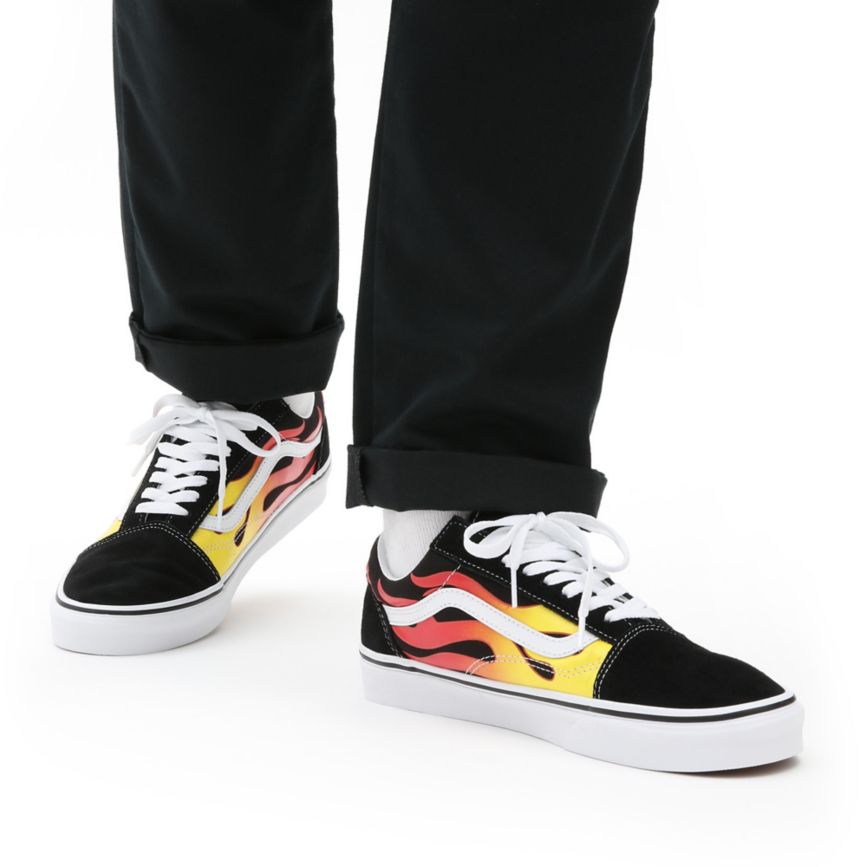 Vans Flame Old Skool παπούτσια μαυρα | VN163H9LW55