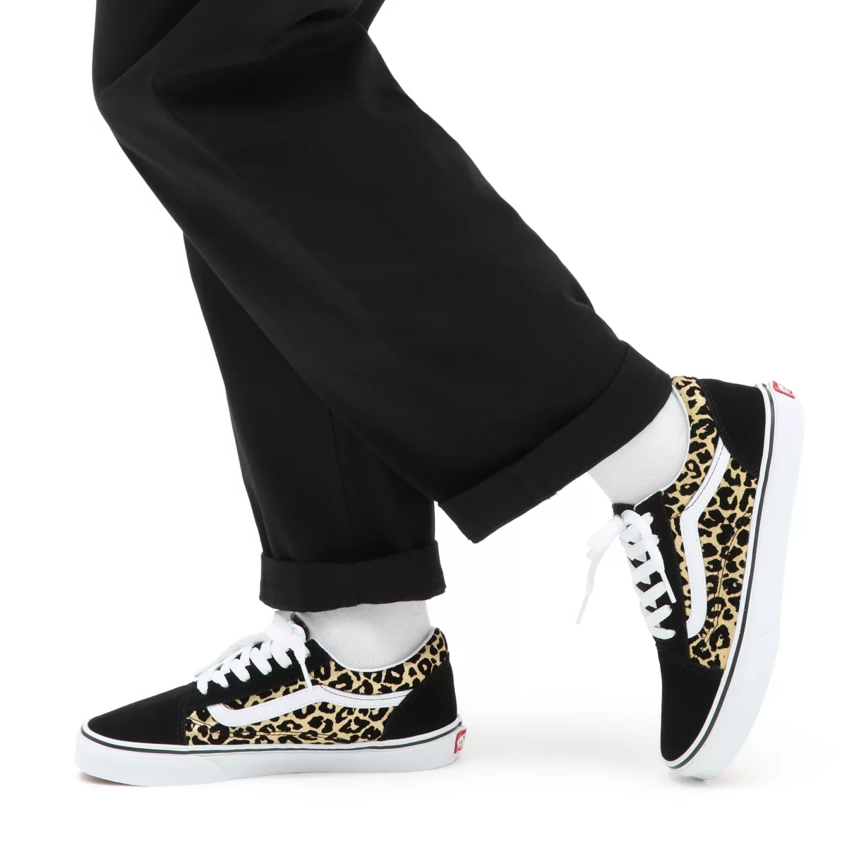 Vans Flocked Leopard Old Skool παπούτσια μαυρα | VN277E3YT66