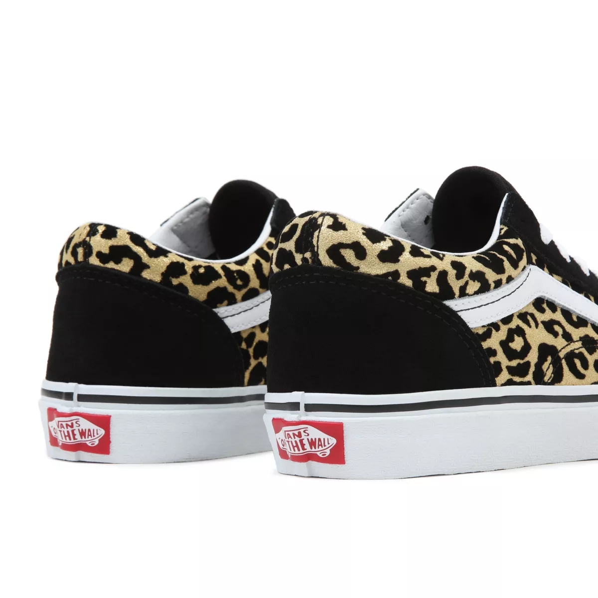 Vans Flocked Leopard Old Skool παπούτσια μαυρα | VN277E3YT66