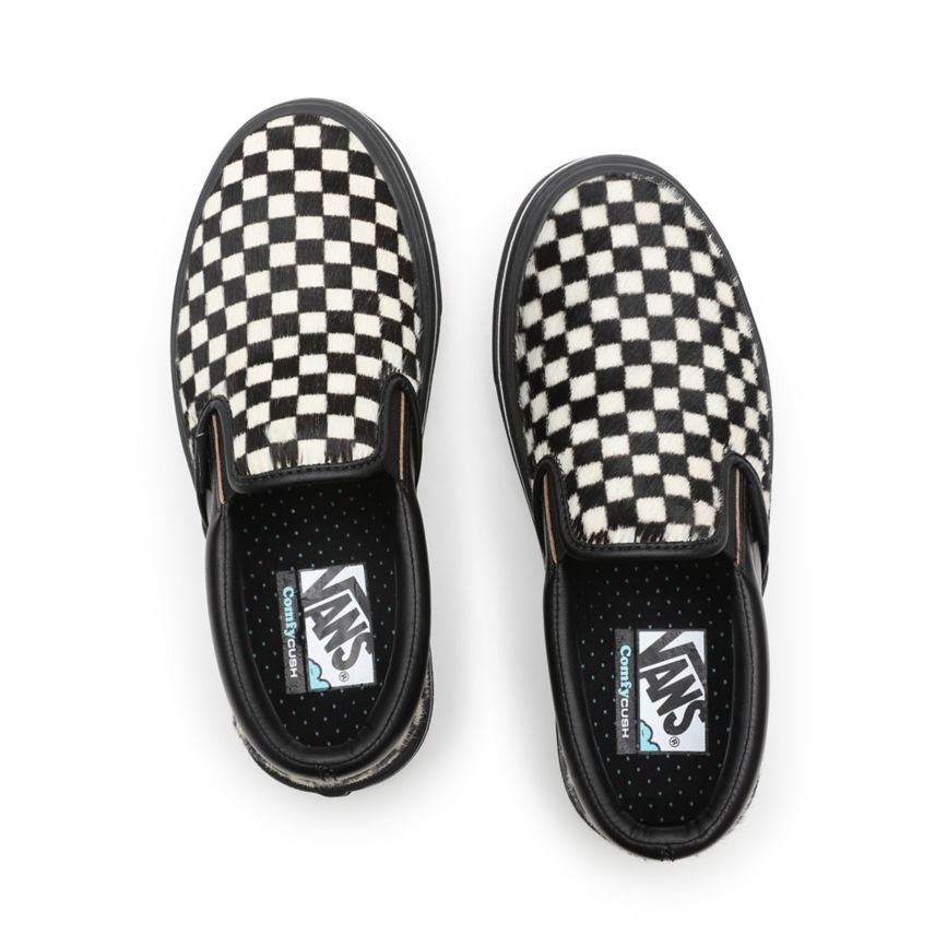 Vans Fury Super ComfyCush Slip-On παπούτσια μαυρα | VN426D4NL95