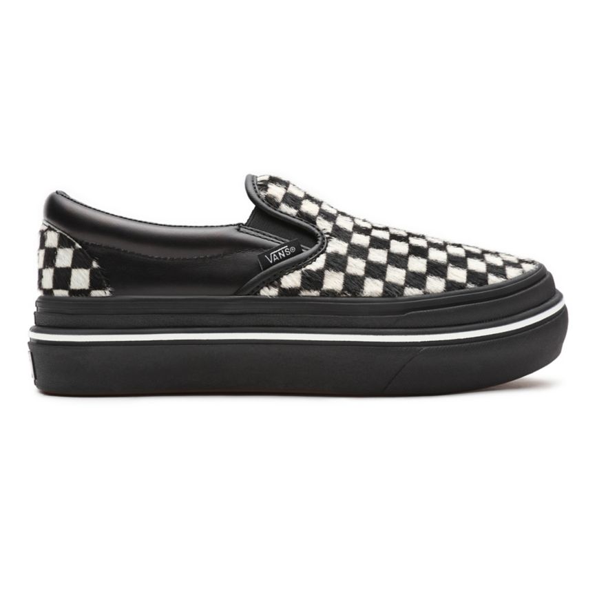 Vans Fury Super ComfyCush Slip-On παπούτσια μαυρα | VN426D4NL95