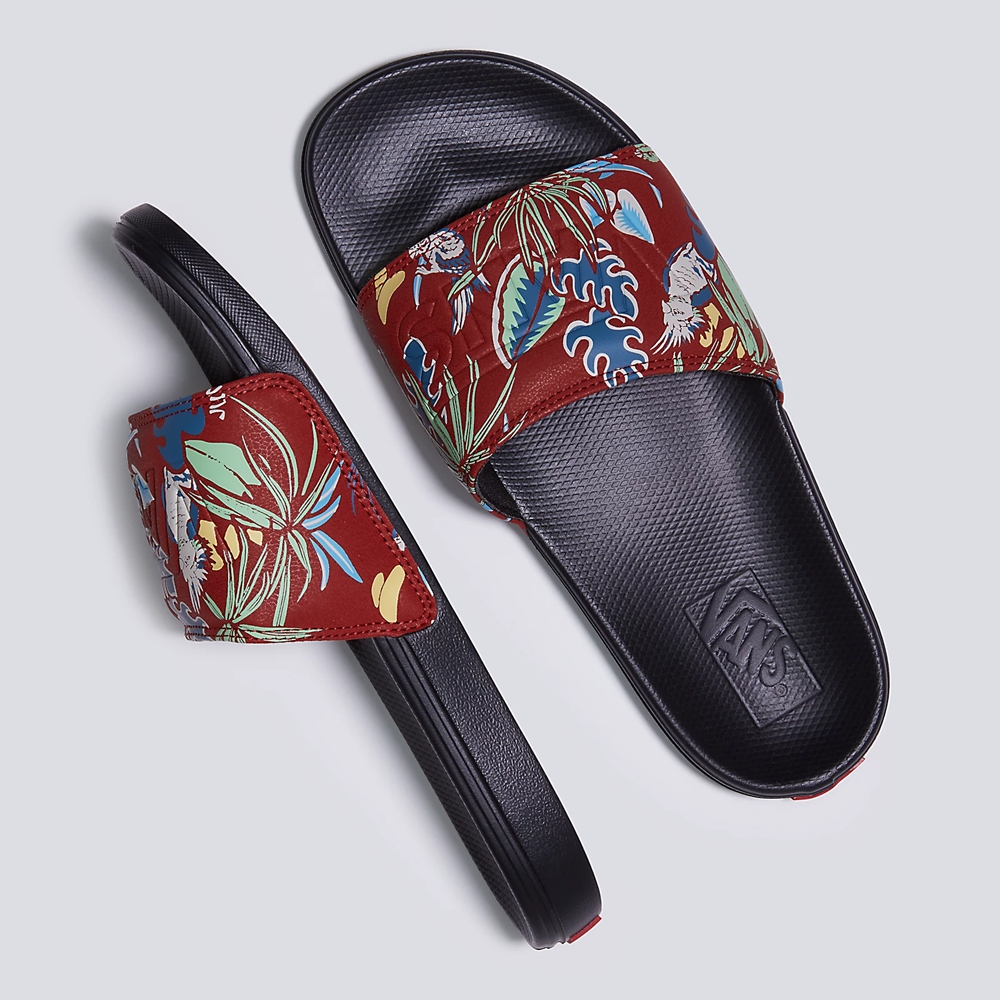 Vans Hawaiian Jungle La Costa παντοφλεσ-On κοκκινα | VN049A8AV80