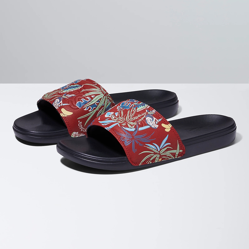 Vans Hawaiian Jungle La Costa παντοφλεσ-On κοκκινα | VN049A8AV80