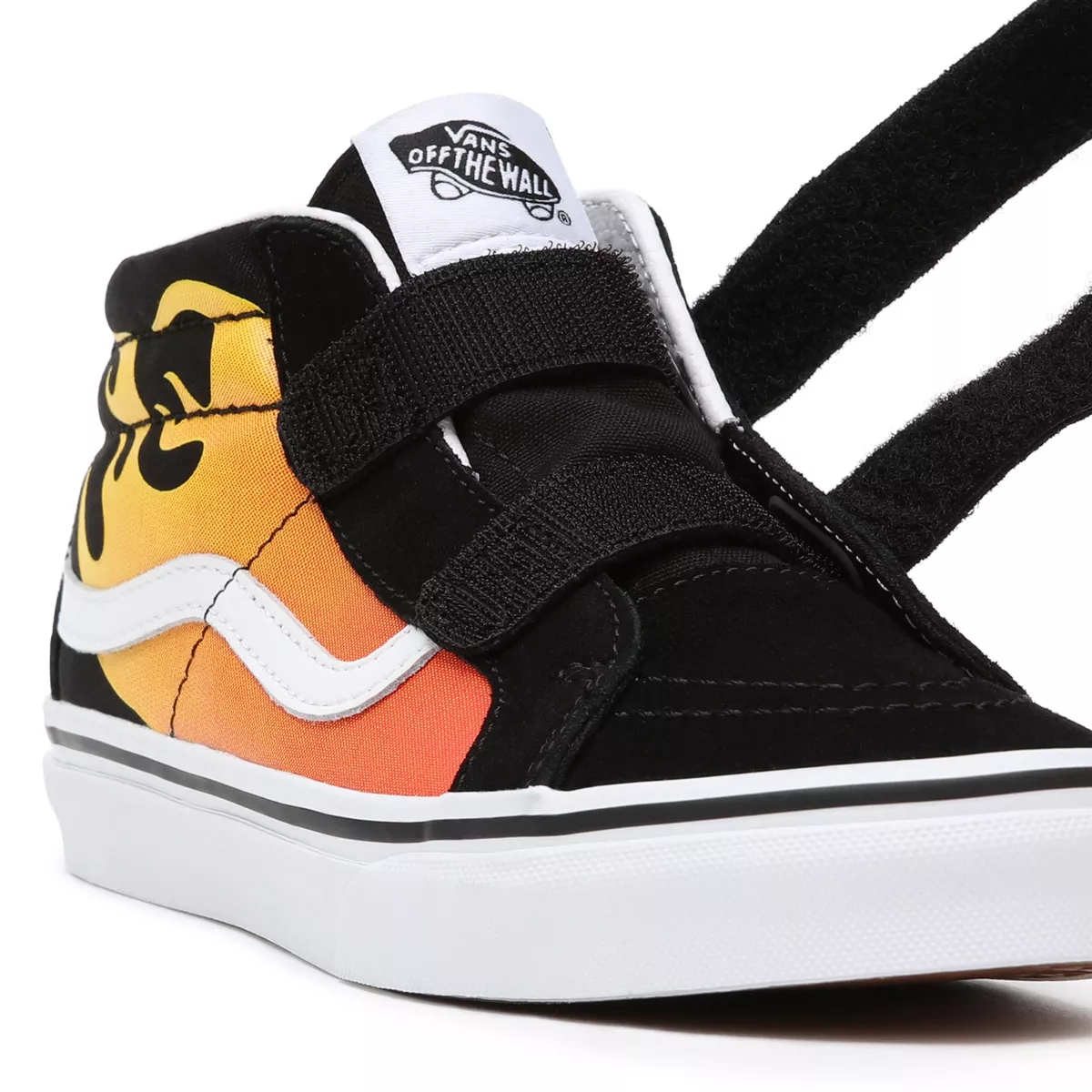 Vans Hot Flame Sk8-Mid Reissue Velcro παπούτσια μαυρα | VN533Q9OF94