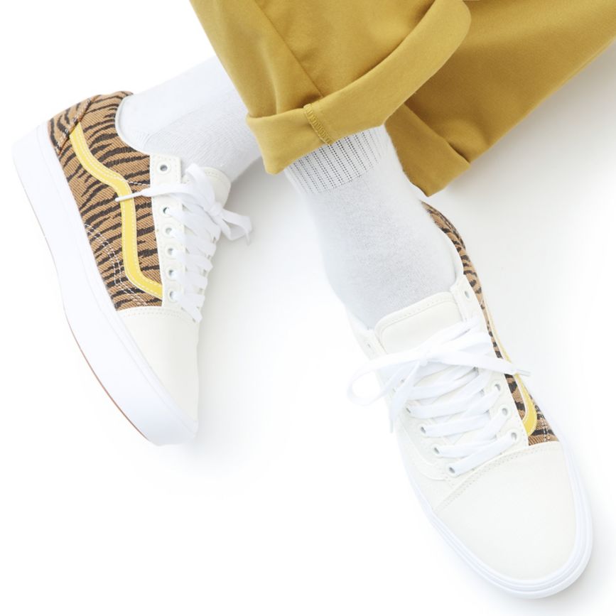 Vans Le Tigre ComfyCush Old Skool παπούτσια ασπρα | VN810T2TX60