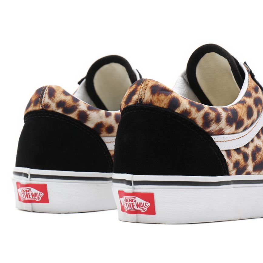 Vans Leopard Old Skool παπούτσια μαυρα | VN691N6DM52