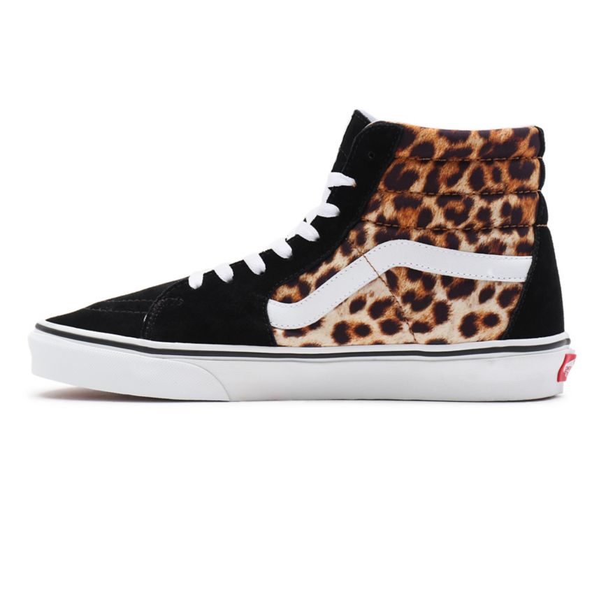 Vans Leopard SK8-Hi παπούτσια μαυρα | VN520N7NM86